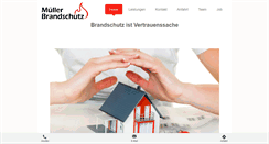 Desktop Screenshot of mueller-brandschutz.de