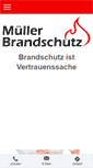 Mobile Screenshot of mueller-brandschutz.de